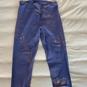 Sweaty Betty, size Large, Goddess Foil workout leggings, L